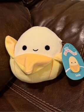 Squishmallows Junie Yellow Plush Bird - Soft Sunny Duck